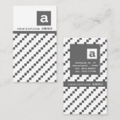 abstract visitekaartje (Voorkant / Achterkant)