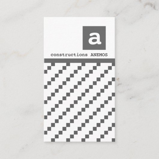 abstract visitekaartje (Voorkant)