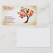 Abstract visitekaartje (Voorkant / Achterkant)