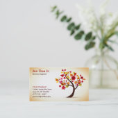 Abstract visitekaartje (Staand voorkant)