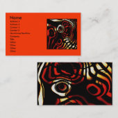 Abstract Visitekaartje (Voorkant / Achterkant)