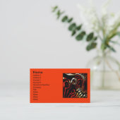 Abstract Visitekaartje (Staand voorkant)