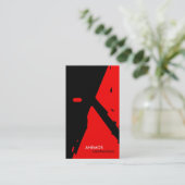 abstract visitekaartje (Staand voorkant)