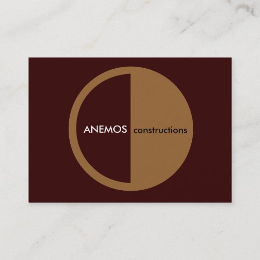 abstract visitekaartje (Voorkant)