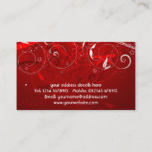 Abstract Visitekaartje Floral Design (Achterkant)