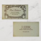  abstract visitekaartje met bomen (Voorkant / Achterkant)