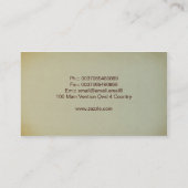  abstract visitekaartje met bomen (Achterkant)