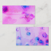 abstract visitekaartje paars en blauw (Voorkant / Achterkant)