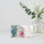 Abstract Visitekaartje Penseel Lijn fijn (Staand voorkant)