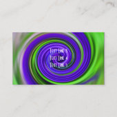 Abstract Visitekaartje rode gele zwembroeken (Achterkant)