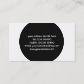 Abstract Visitekaartje Starburst (Achterkant)