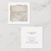 Abstract Visitekaartje van de borstelslagtherapeut (Voorkant / Achterkant)