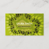 Abstract Visitekaartje van kiwi-vruchten - voeding (Voorkant)