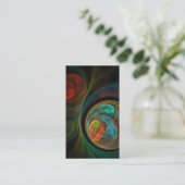 Abstract Visitekaartje voor geboorte (Staand voorkant)