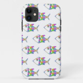 Abstract vispatroon Case-Mate iPhone case (Achterkant)