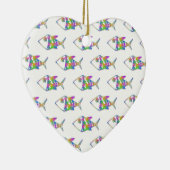 Abstract vispatroon keramisch ornament (Rechts)