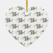 Abstract vispatroon keramisch ornament (Voorkant)