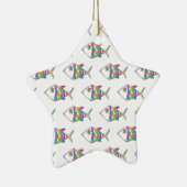Abstract vispatroon keramisch ornament (Rechts)