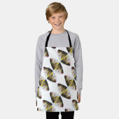 Abstract vispatroon schort (Gedragen)