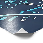 Abstract Vivid Blooms Poster (Hoek)