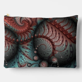 Abstract Vivid Fantasy Fractal Art Brown Blue Etui