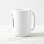 Abstract vivid mug koffiemok (Voorkant rechts)