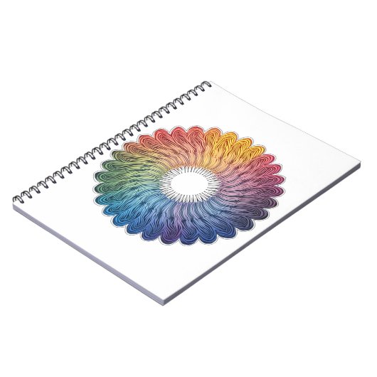 Abstract vivid notebook notitieboek (Linkerzijde)