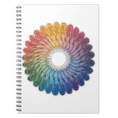 Abstract vivid notebook notitieboek (Voorkant)