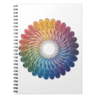 Abstract vivid notebook notitieboek