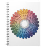 Abstract vivid notebook notitieboek (Voorkant)