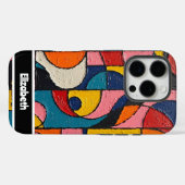 Abstract Vivid Phone Hoesje (Achterkant (horizontaal))