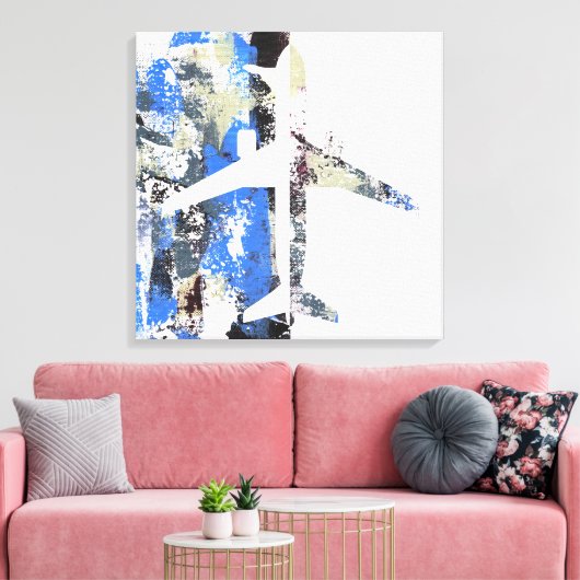 Abstract vliegen door Michael Moffa Canvas Afdruk (Insitu (Woonkamer))