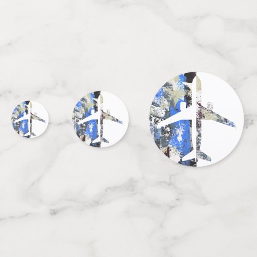 Abstract vliegen door Michael Moffa Confetti (Achterkanten)