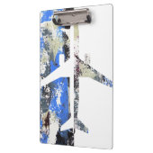 Abstract vliegen door Michael Moffa Klembord (Links)