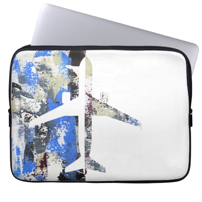Abstract vliegen door Michael Moffa Laptop Sleeve (Voorkant)