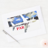 Abstract vliegen door Michael Moffa Rechthoekige Sticker (Envelop)