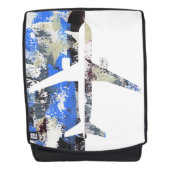 Abstract vliegen door Michael Moffa Rugtassen (Voorkant)