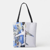 Abstract vliegen door Michael Moffa Tote Bag (Achterkant)