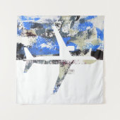 Abstract vliegen door Michael Moffa Wandkleed (Voorkant (horizontaal))