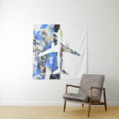 Abstract vliegen door Michael Moffa Wandkleed (In situ)