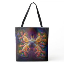 Abstract vlinder Tas