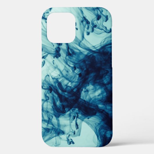 Abstract vloeibaar blauw modern design Case-Mate iPhone case (Achterkant)
