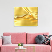 Abstract vloeibaar goud canvas afdruk (Insitu (Woonkamer))