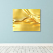 Abstract vloeibaar goud canvas afdruk (Insitu (Houten vloer))