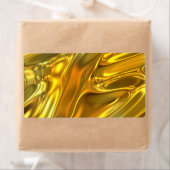 Abstract vloeibaar goud etiket (Insitu)