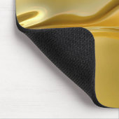 Abstract vloeibaar goud muismat (Hoek)