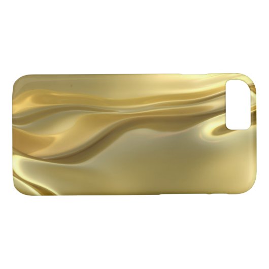 abstract vloeibaar goud satijn Case-Mate iPhone case (Achterkant (Horizontaal))