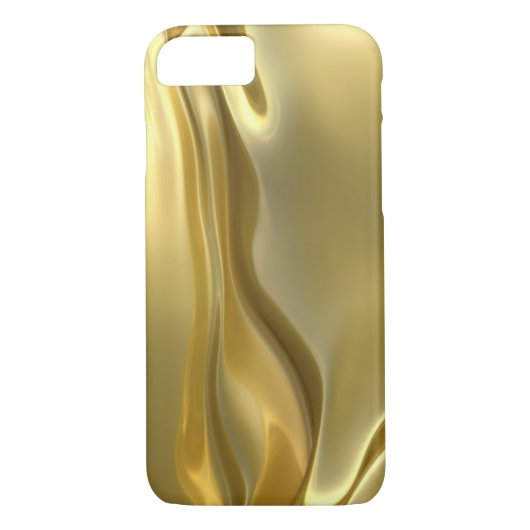 abstract vloeibaar goud satijn Case-Mate iPhone case (Achterkant)