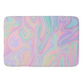 Abstract vloeibaar vormend paaskleurontwerp badmat (Voorkant)