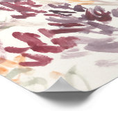 Abstract Vloertuinschildersexpressionisme Poster (Hoek)